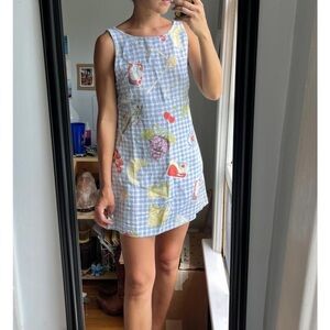 ISO urban outfitters gingham fruit sardine charlotte shift dress!!